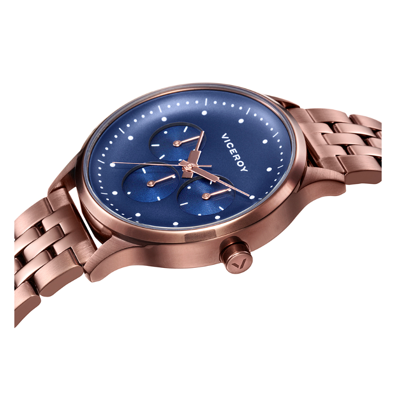 Reloj Viceroy mujer de acero esfera azul Ref. 461126-36