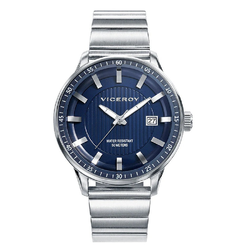 Reloj Viceroy hombre cronógrafo acero inoxidable esfera azul Ref. 42317-37