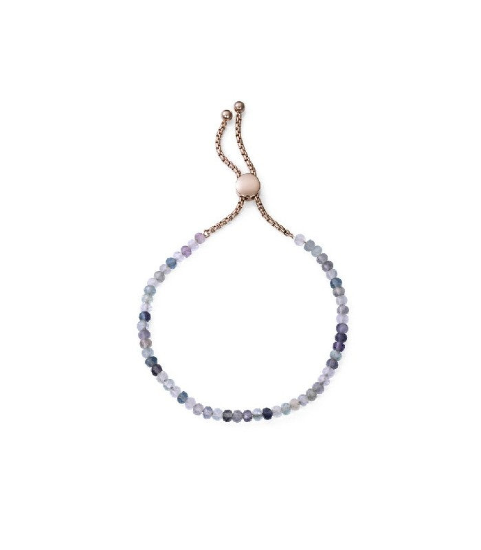 PULSERA ACERO CHAPADA, CRISTAL FASHION