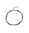 PULSERA ACERO CHAPADA, CRISTAL FASHION