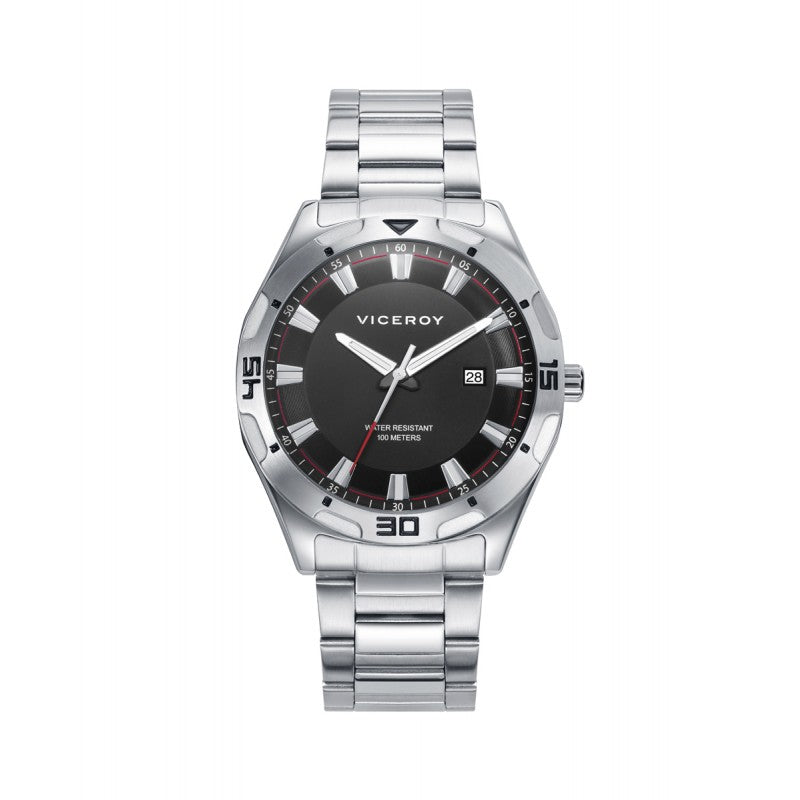 Reloj Viceroy hombre Heat analógico de acero esfera Negro Ref. 401283-97