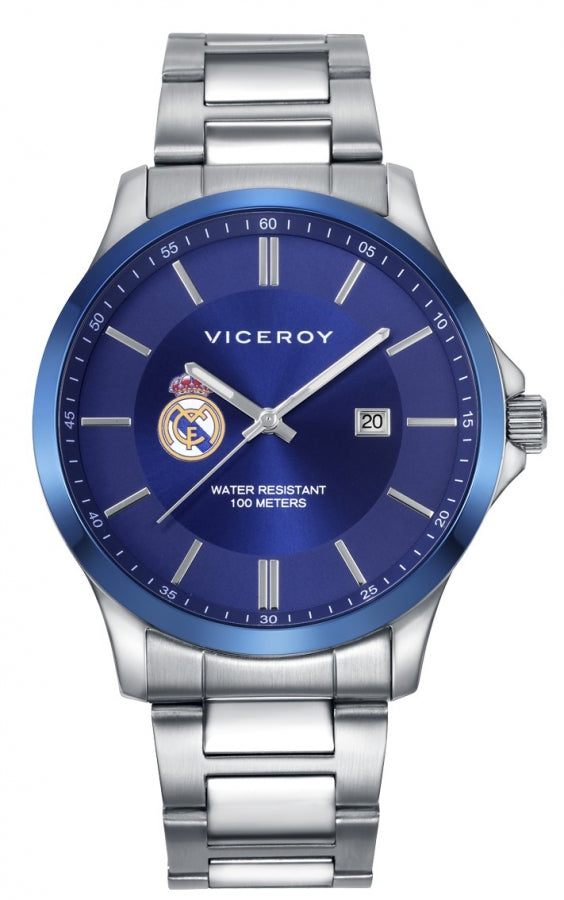 Reloj Viceroy Real Madrid hombre cronógrafo oficial de acero - 401289-99
