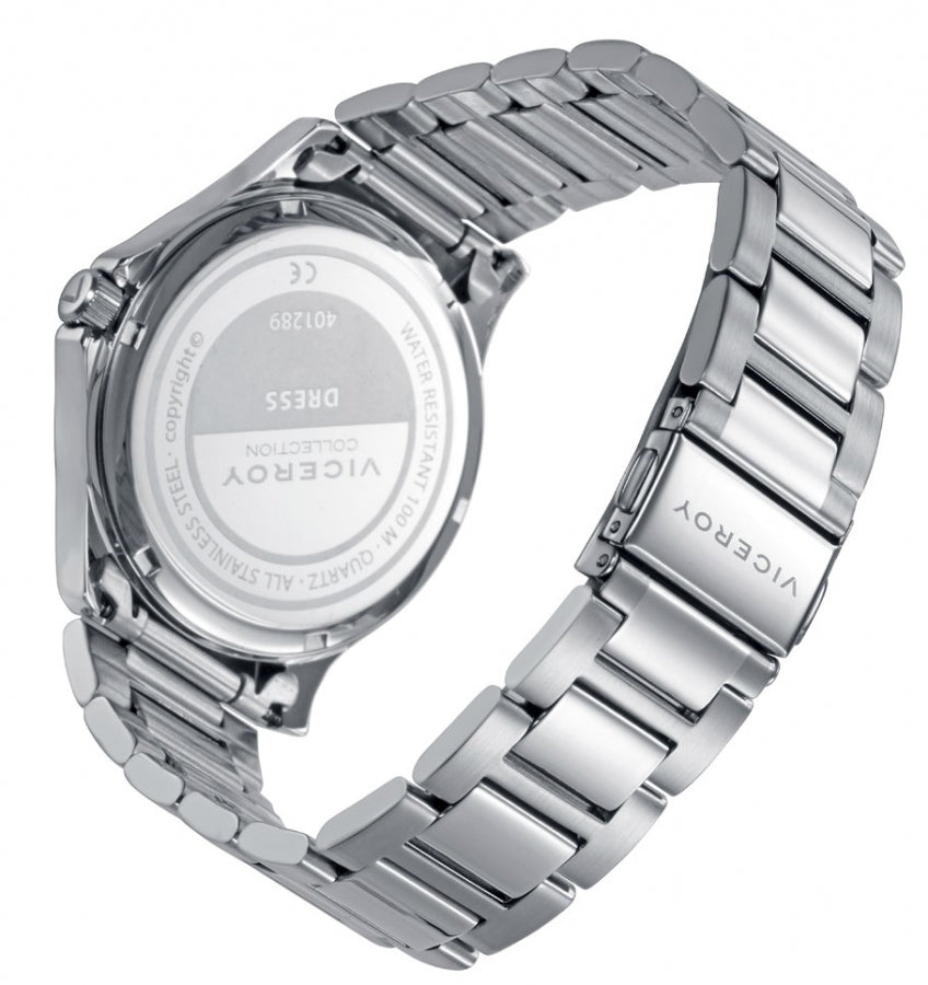 Reloj Viceroy Real Madrid hombre cronógrafo oficial de acero - 401289-99